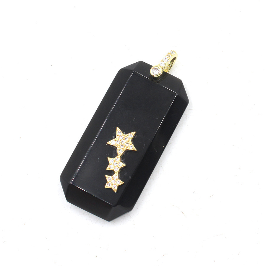 Schwarzer Obsidian