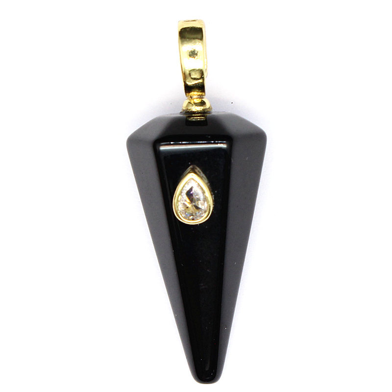Schwarzer Obsidian