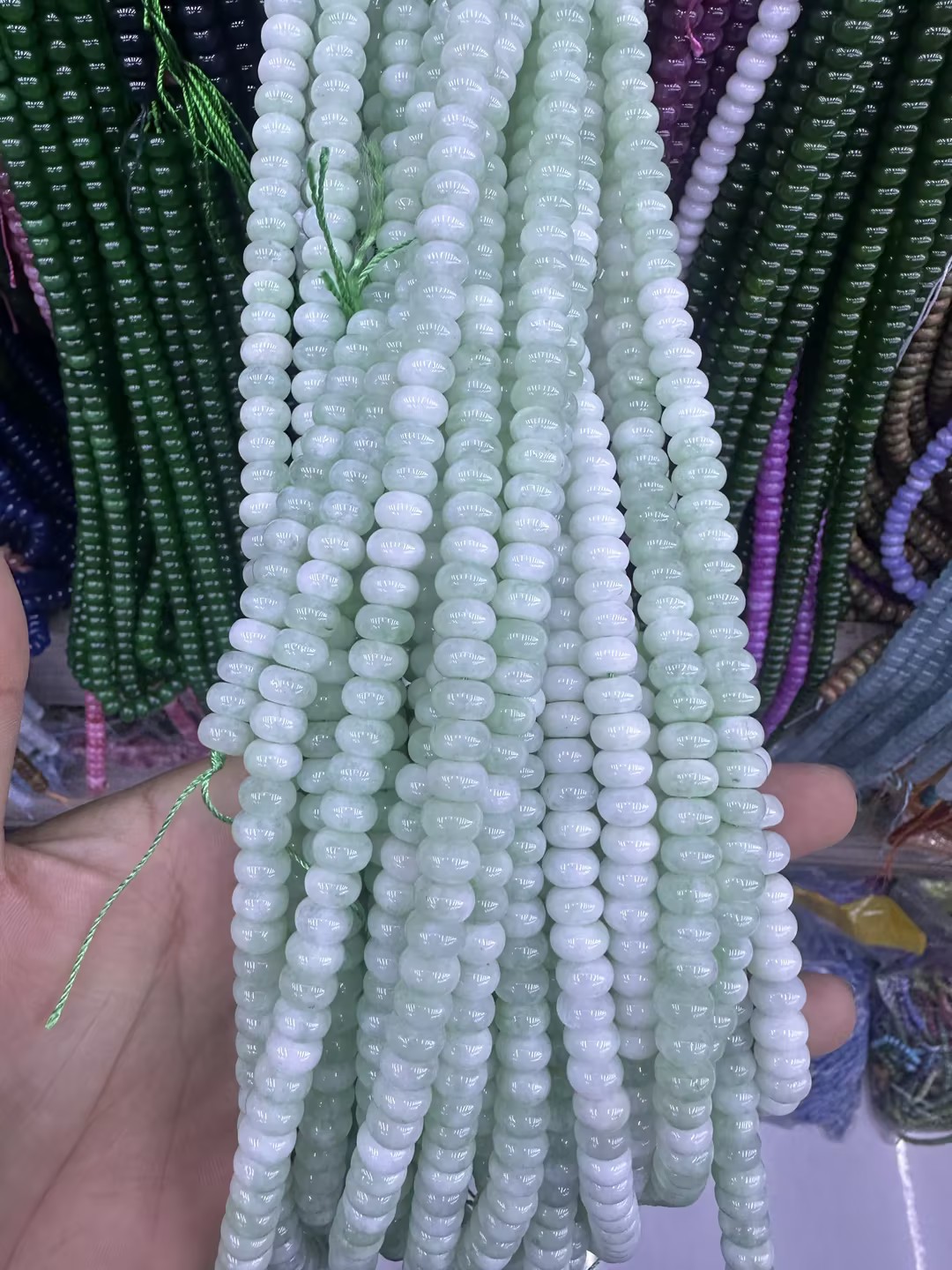 Jade White Green
