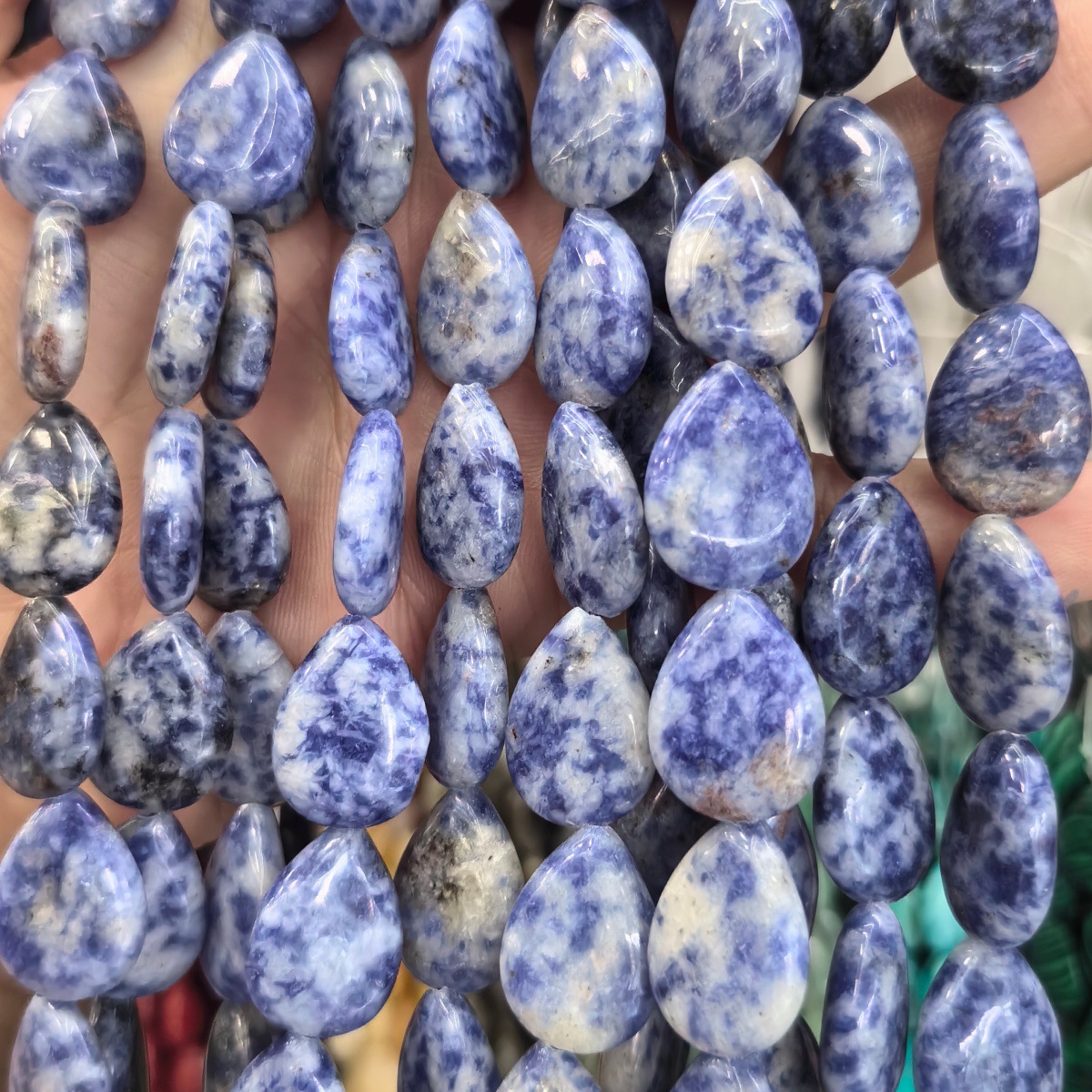 blaue Stellen-