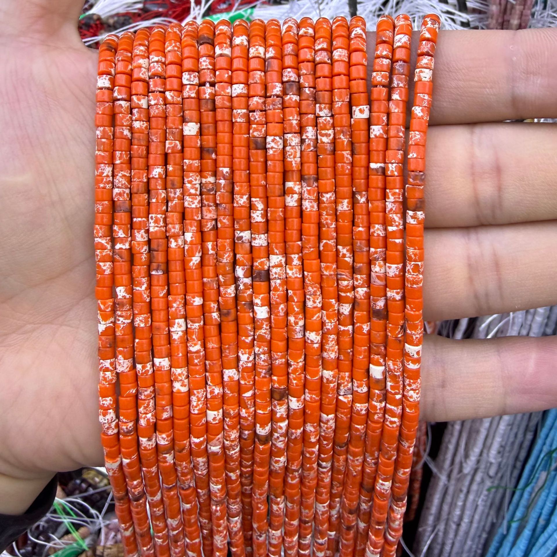 Orange emperor stone