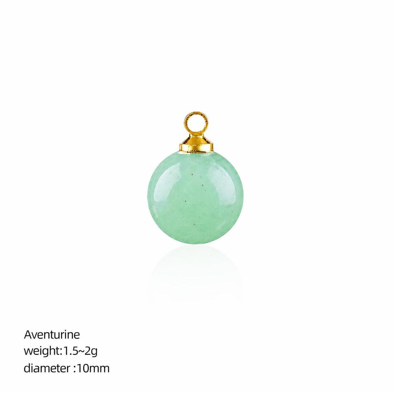Green Aventurine gold