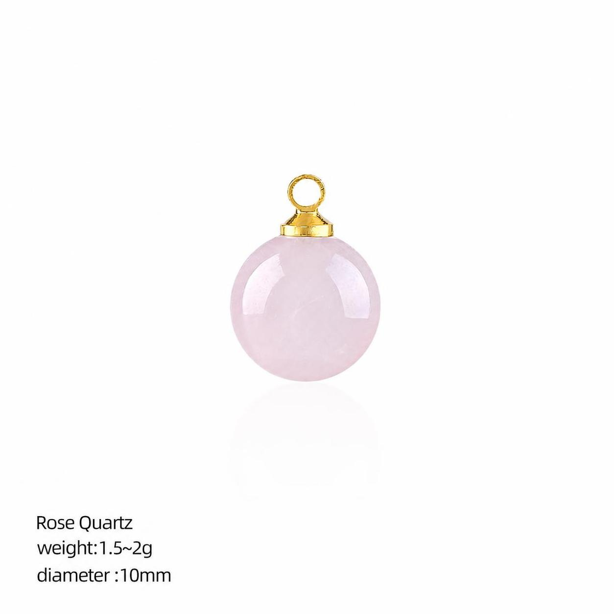 Rose Quartz gold