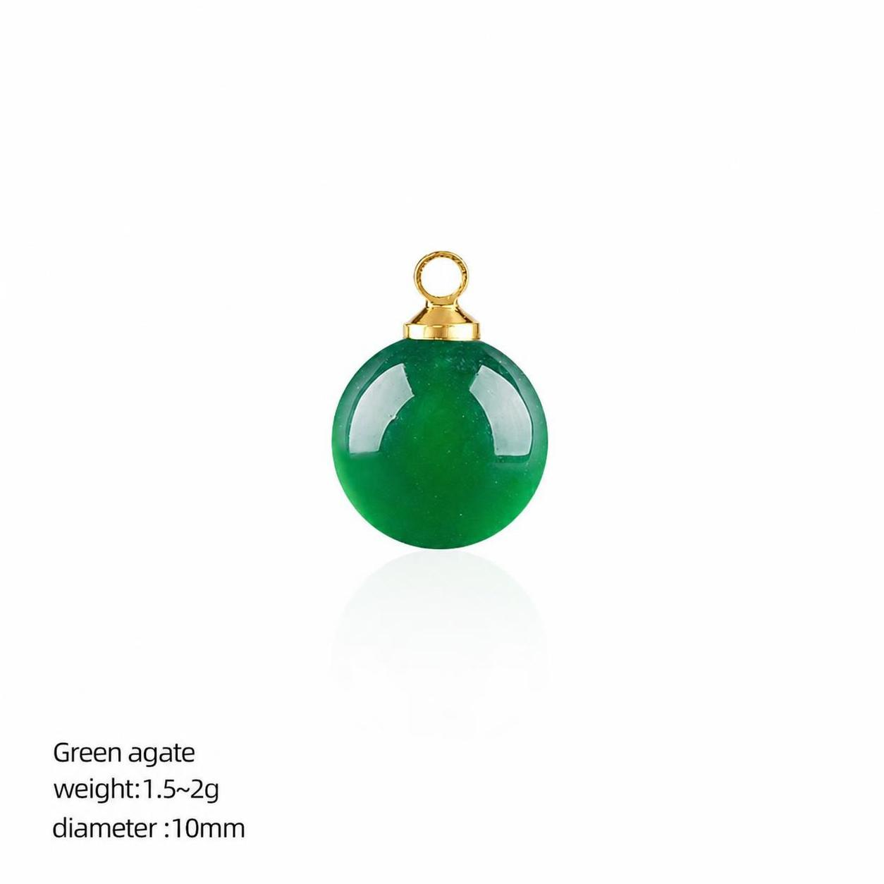 green agate gold