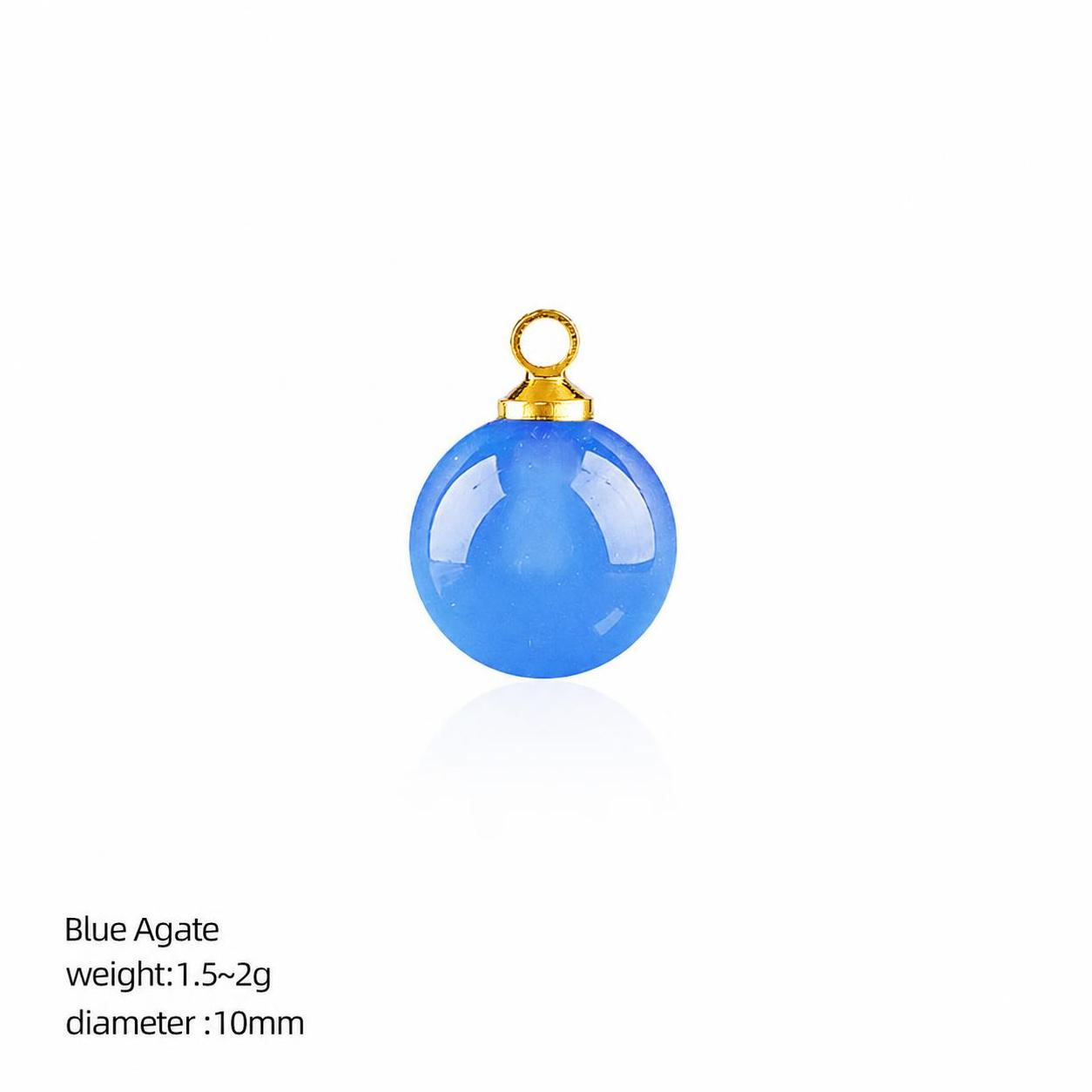 blue agate gold