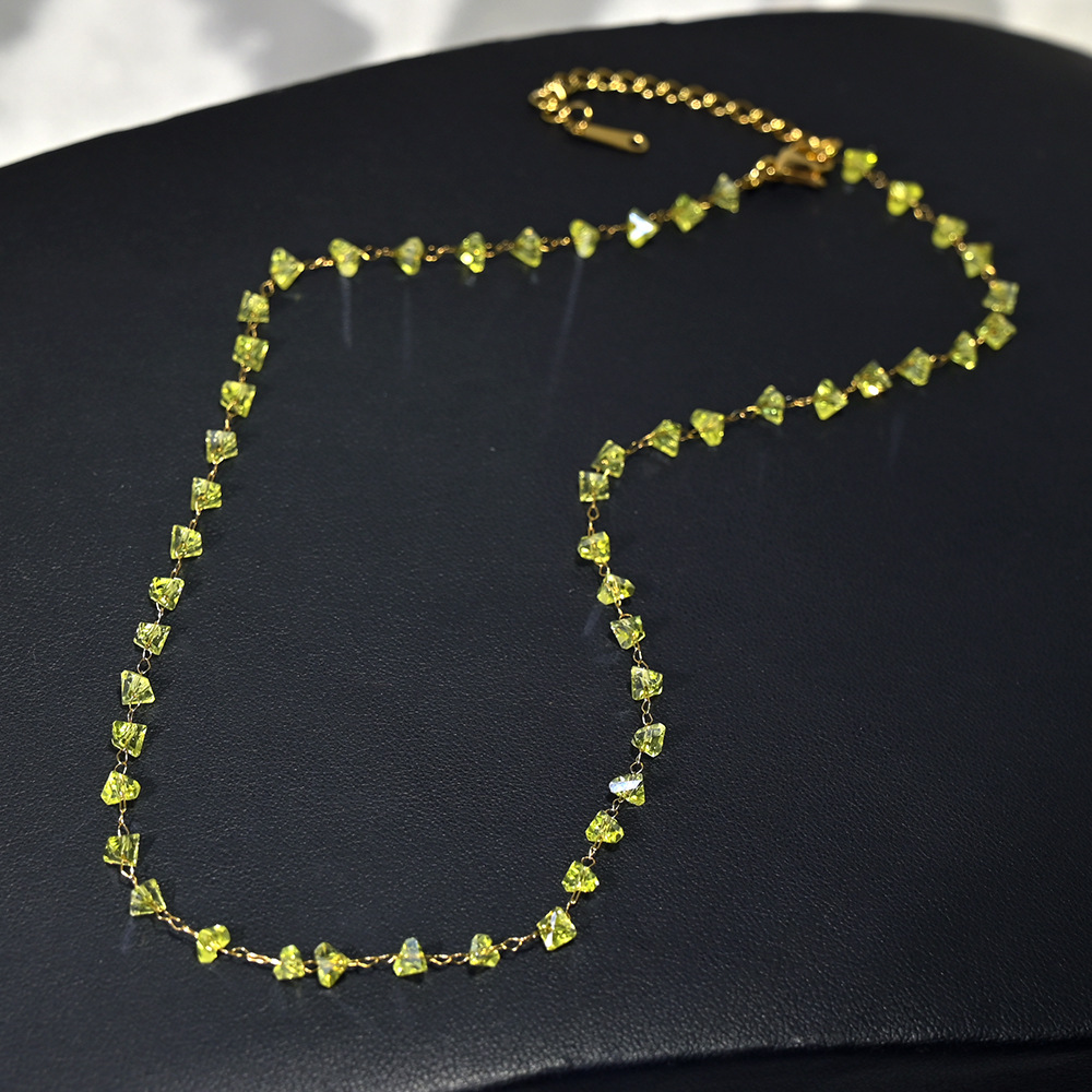 15-gold chain lemon yellow