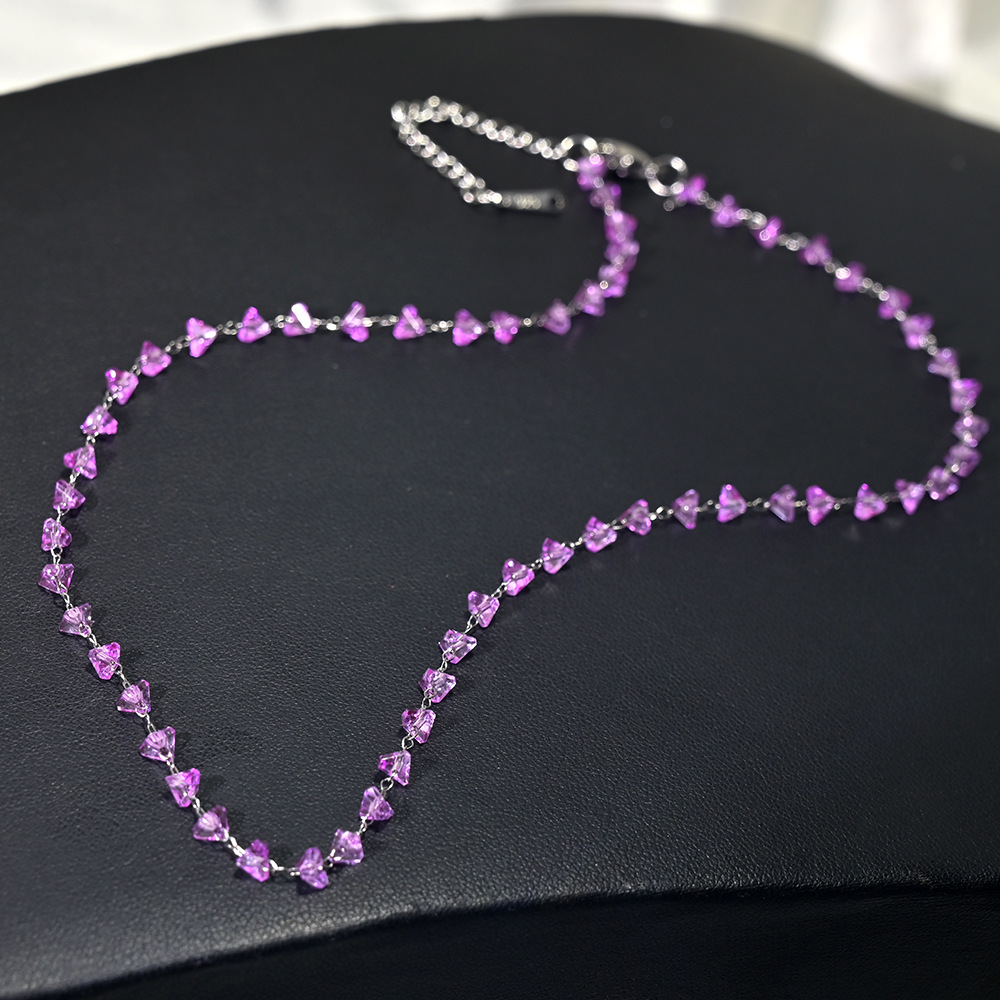 26-silver chain roasted purple