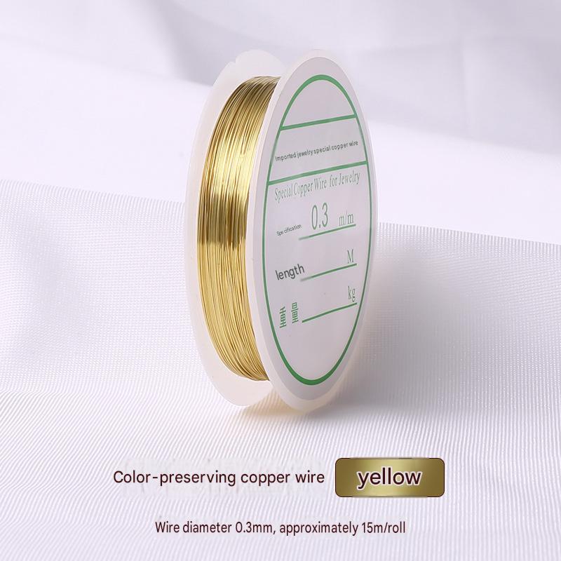 yellow/wire diameter 0.3mm about 15m /roll