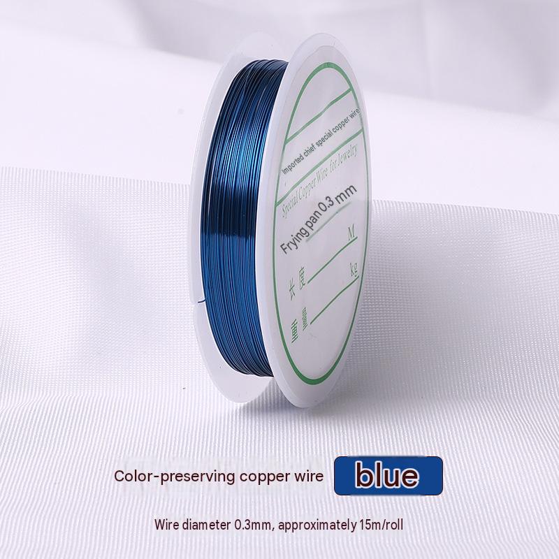 blue/wire diameter 0.3mm about 15m /roll