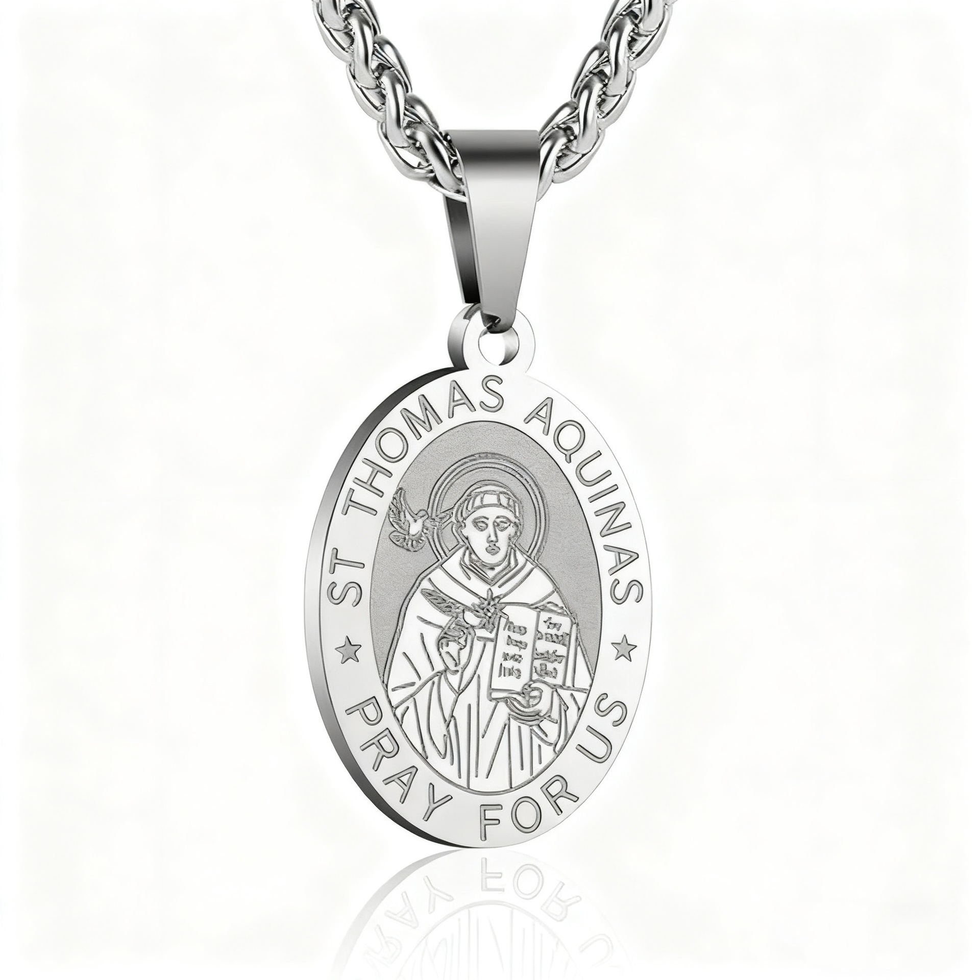 St. thomas silver necklace