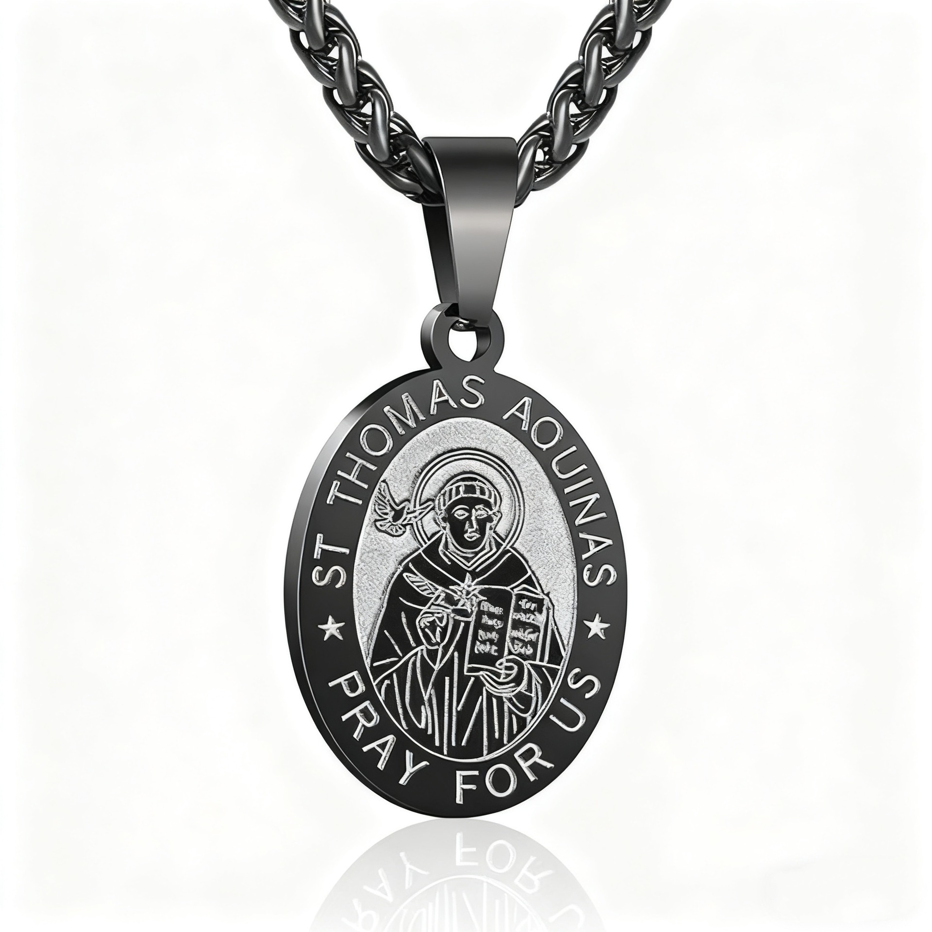St. thomas black necklace