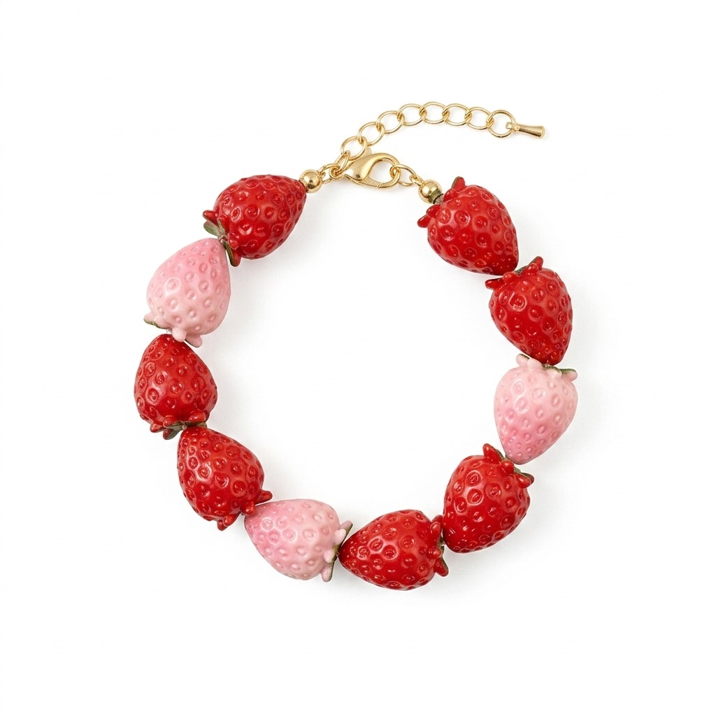 Strawberry bracelet 21cm