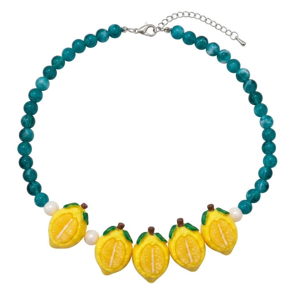 Lemon necklace  40cm