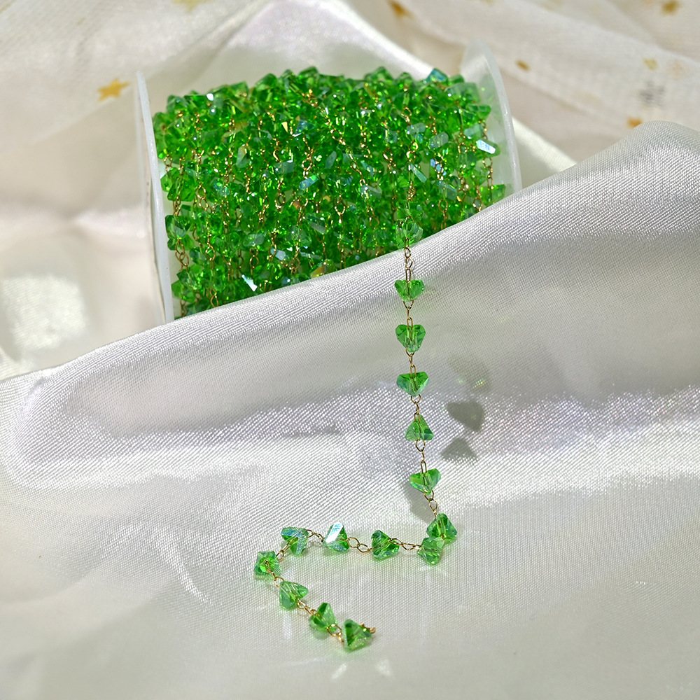 Lt053-gold chain fruit green