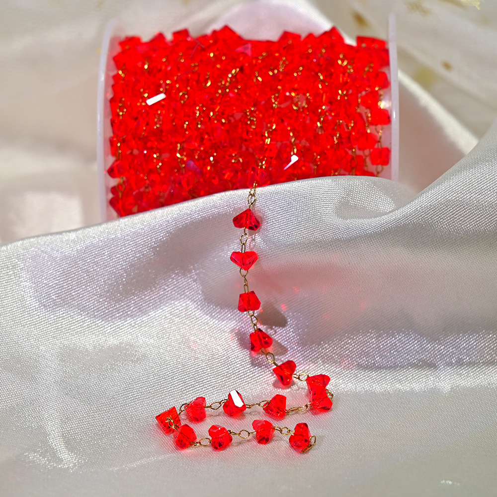 Lt054-gold chain red