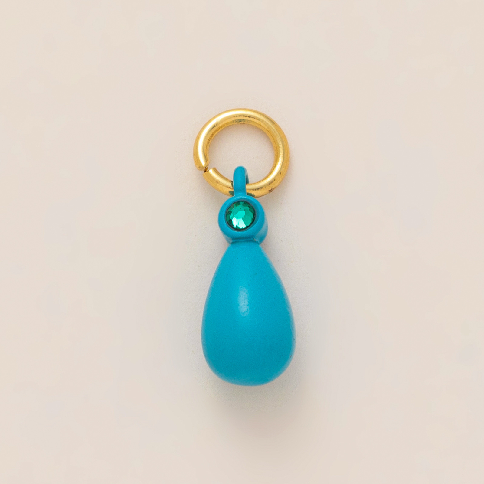 No. 8 water drop blue pendant
