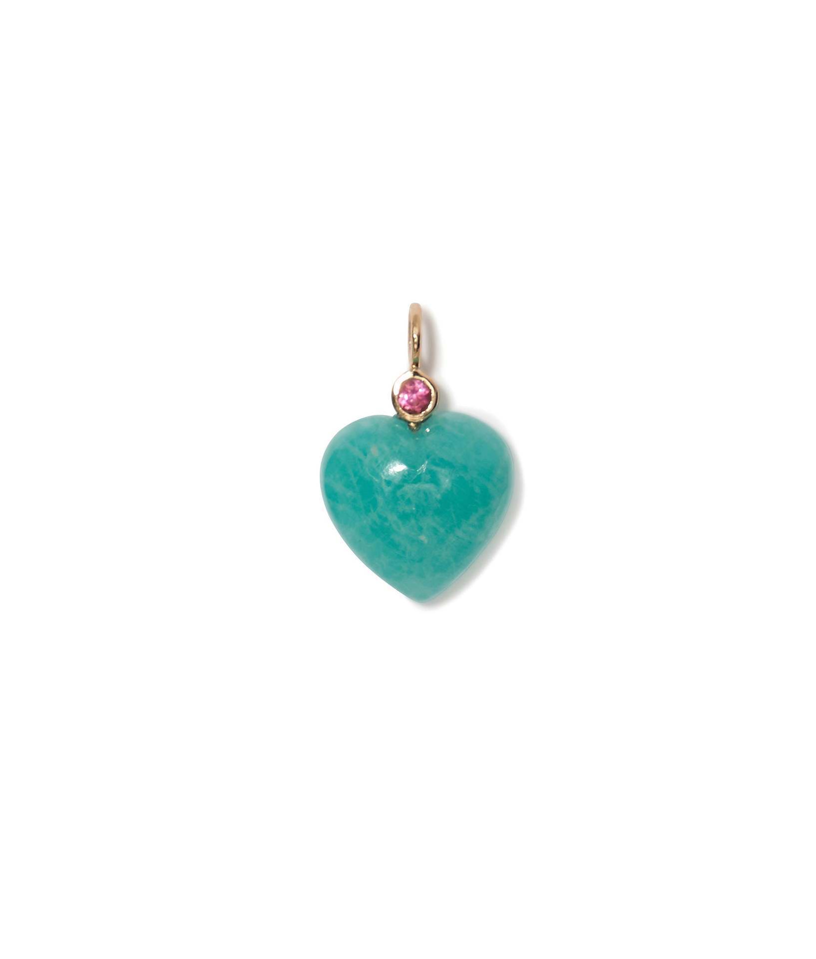 No. 14 green love pendant