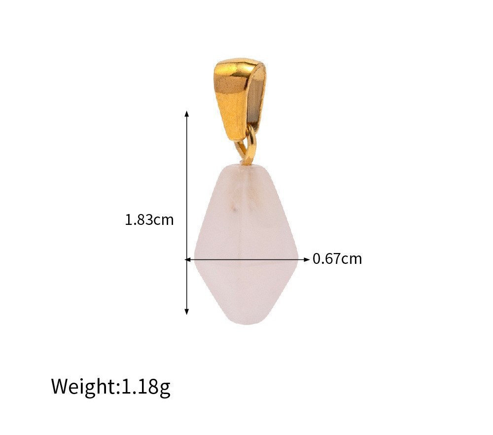 Rose quartz pendant