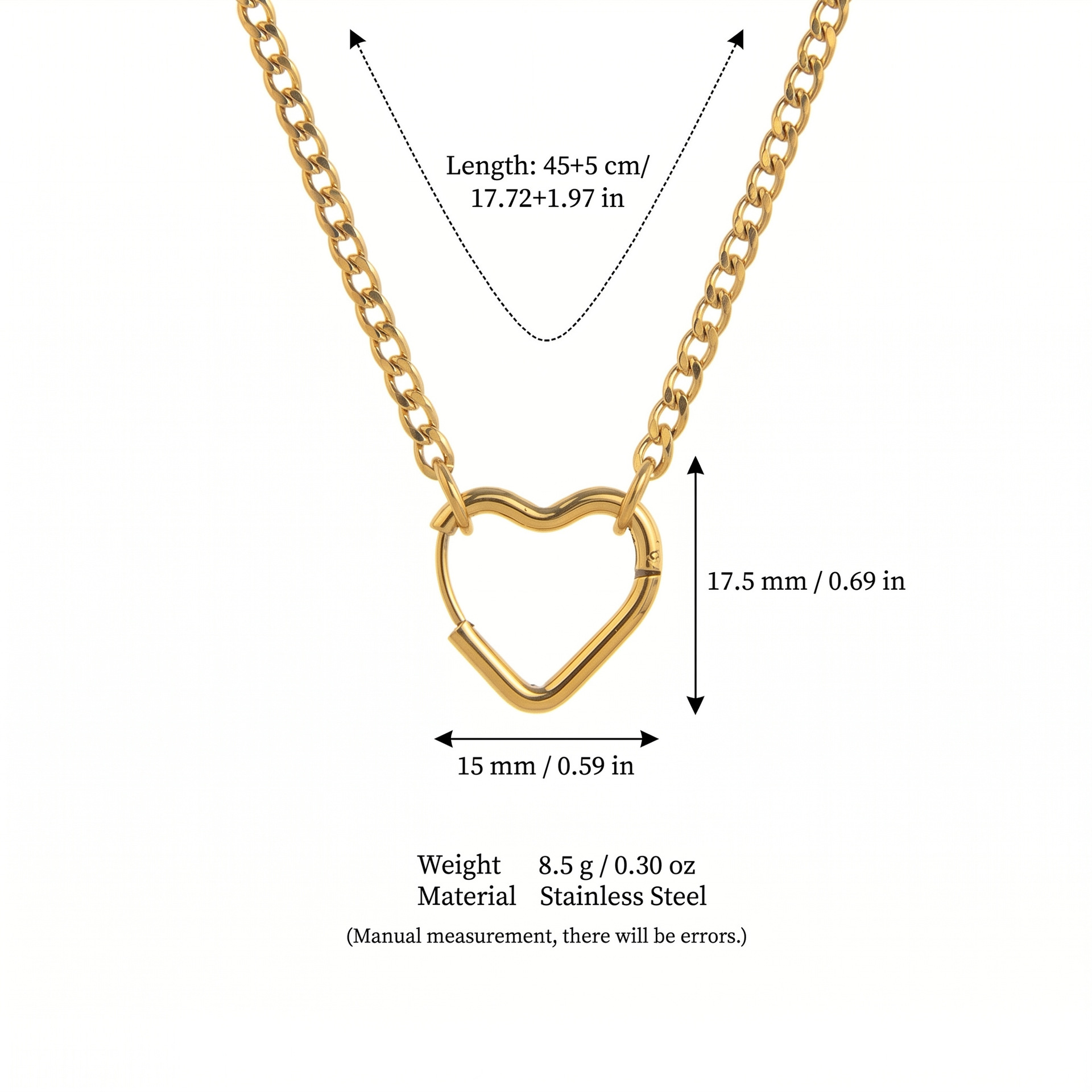 Love living chain single chain (17mm)
