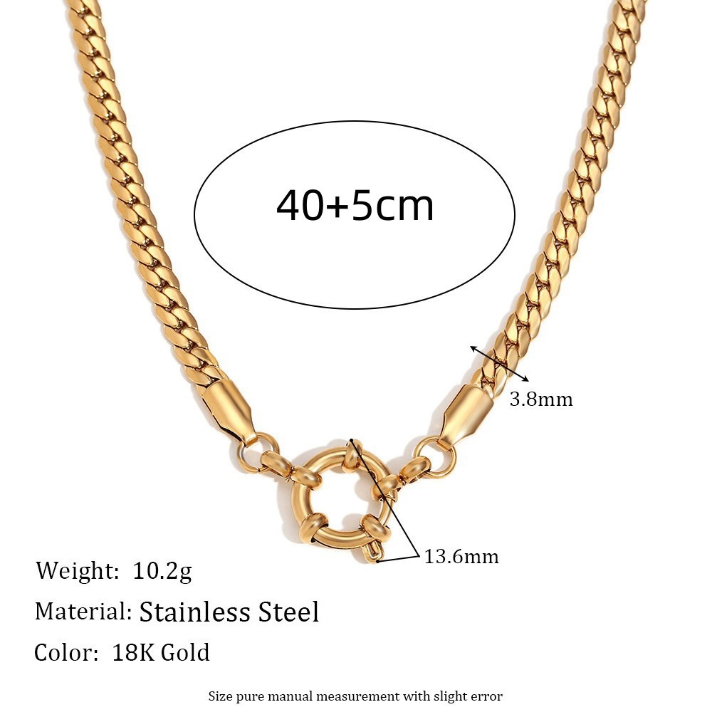 Nk sailor buckle chain 40+5cm
