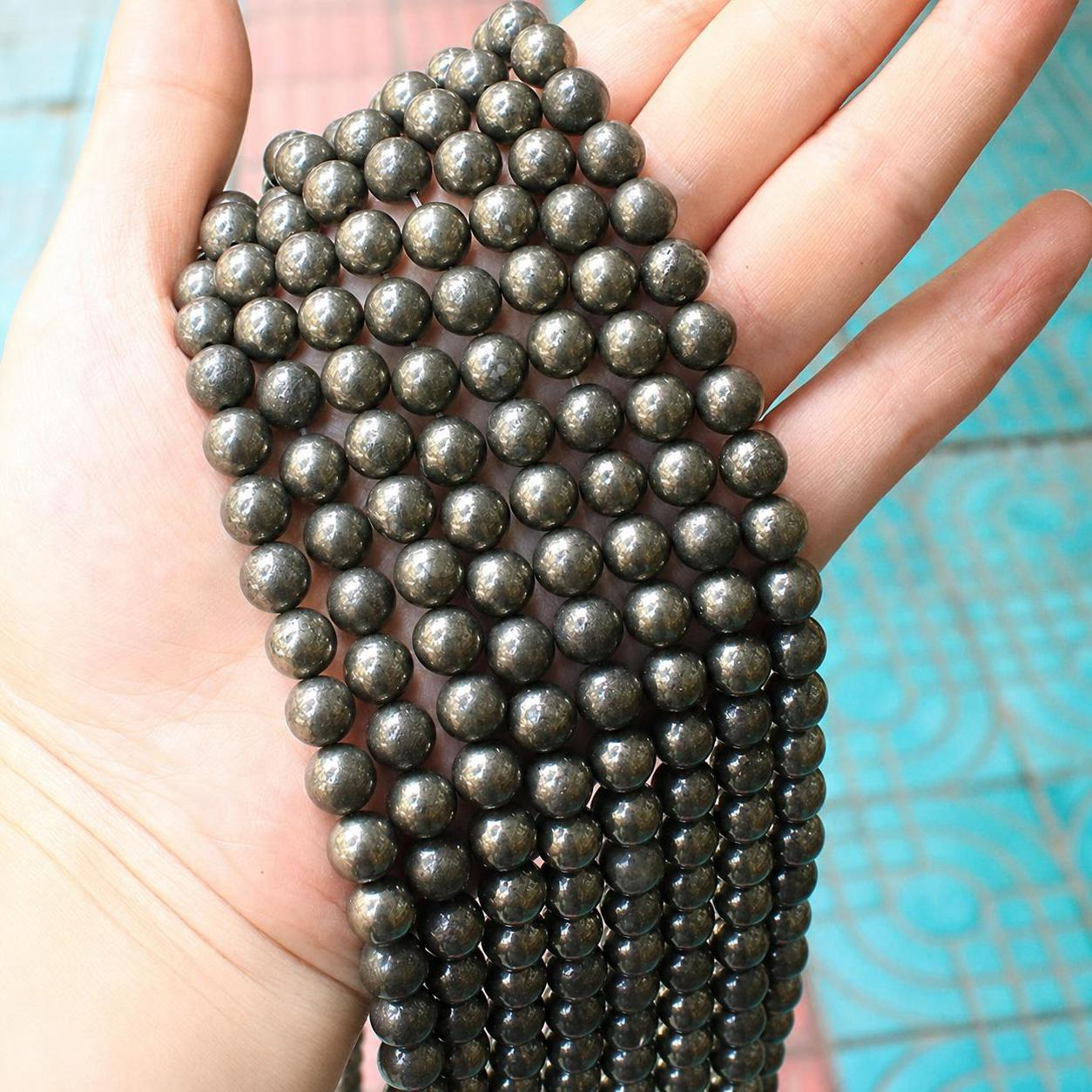 Pyrite beads