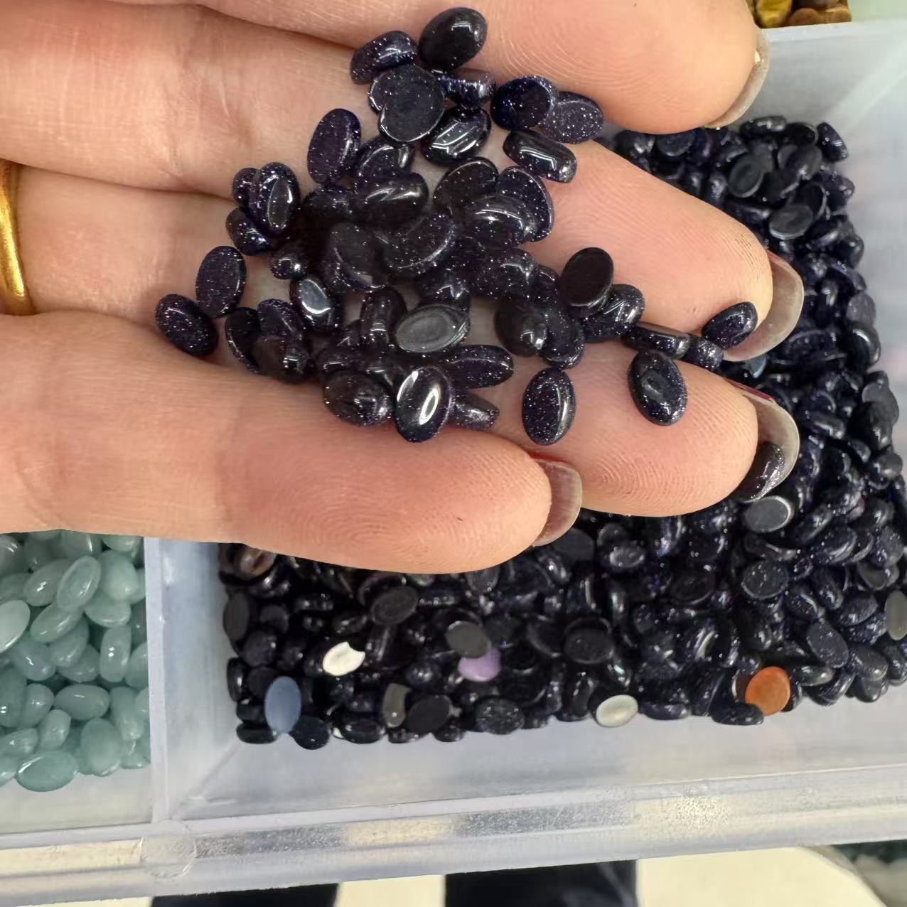 Blue sand 4*6mm