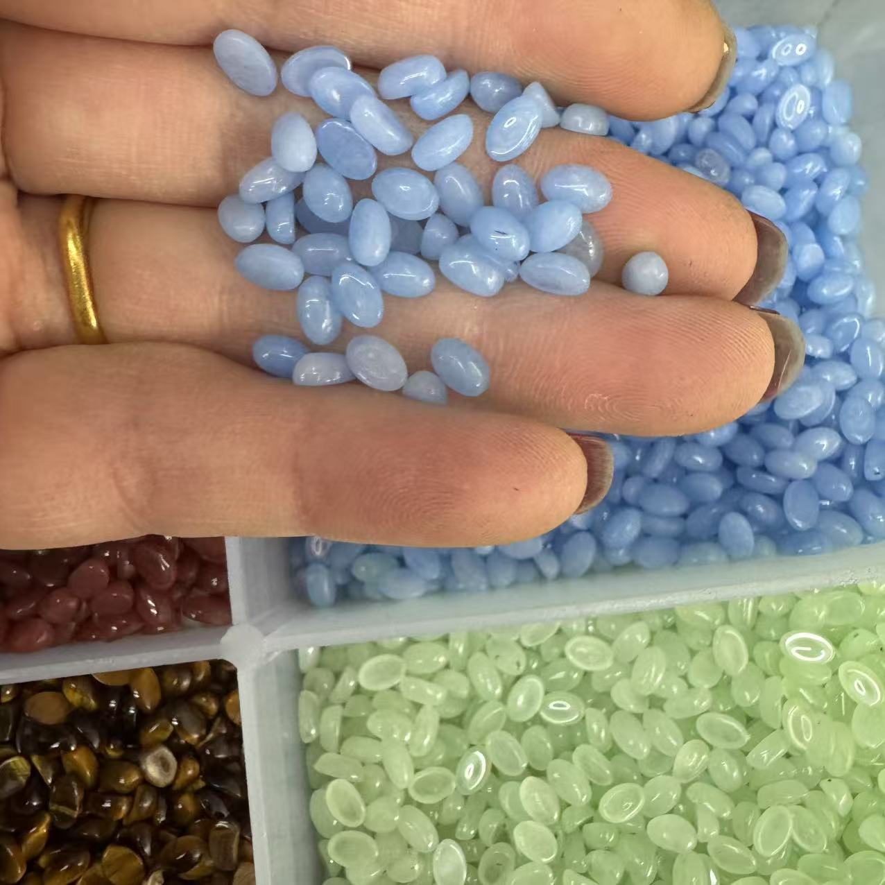 Light blue 4*6mm