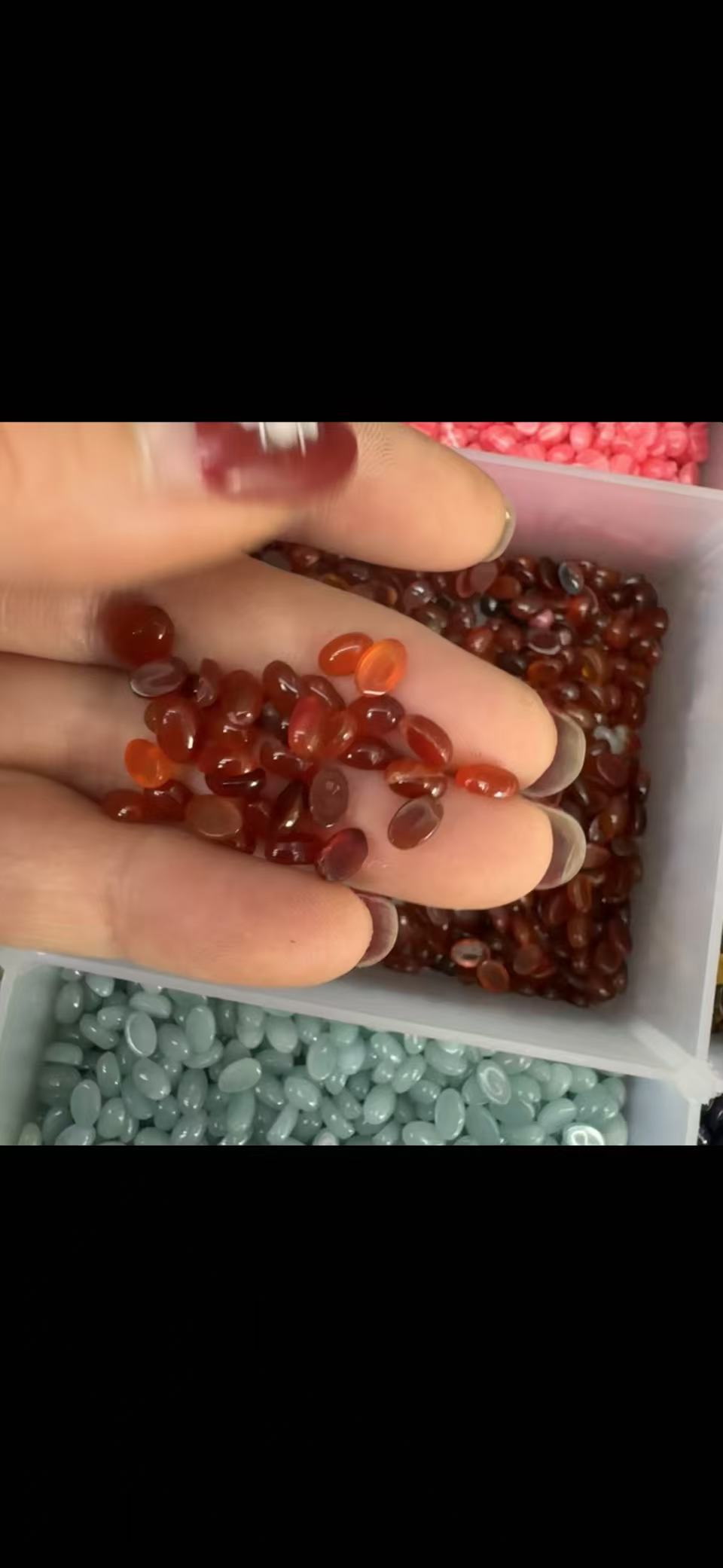 Red agate 4*6mm