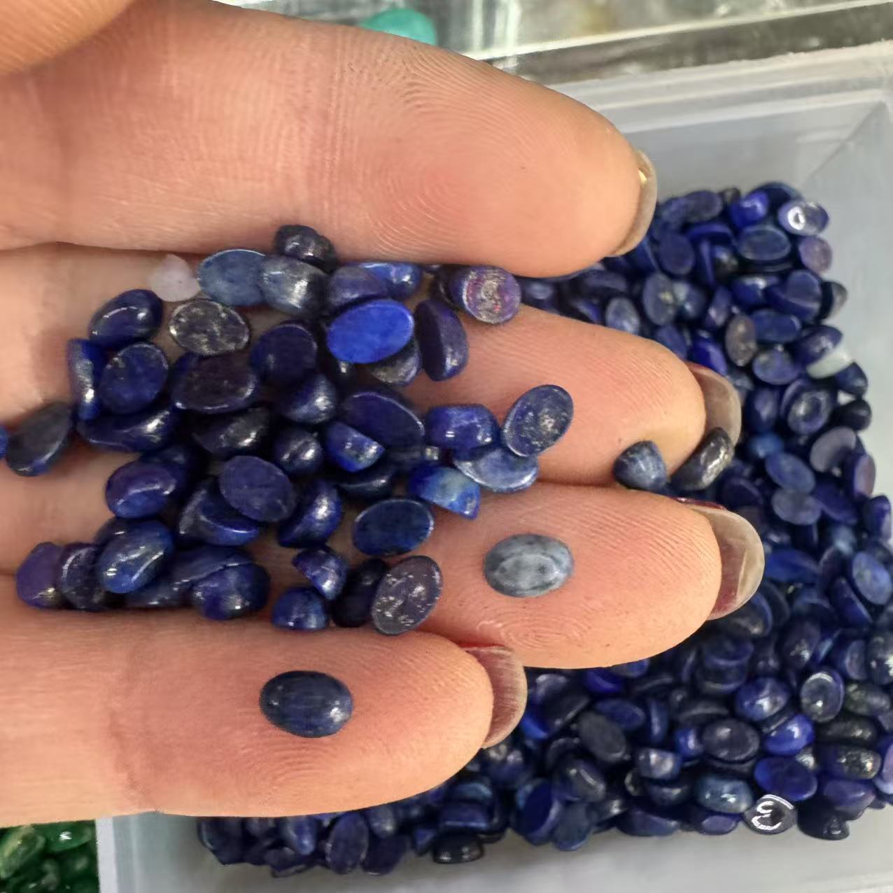 Lapis gold 4*6mm