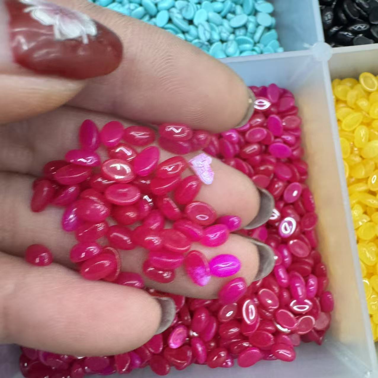 Rose ruby ​​4*6mm