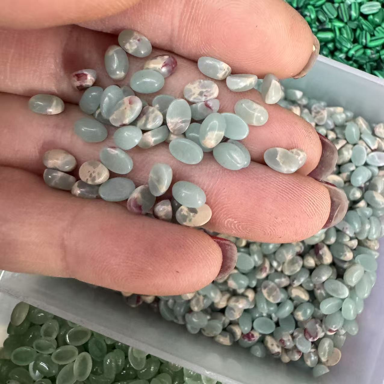 Shoushan stone 4*6mm