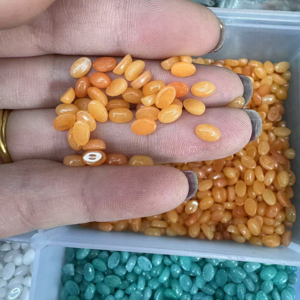 Light orange jade