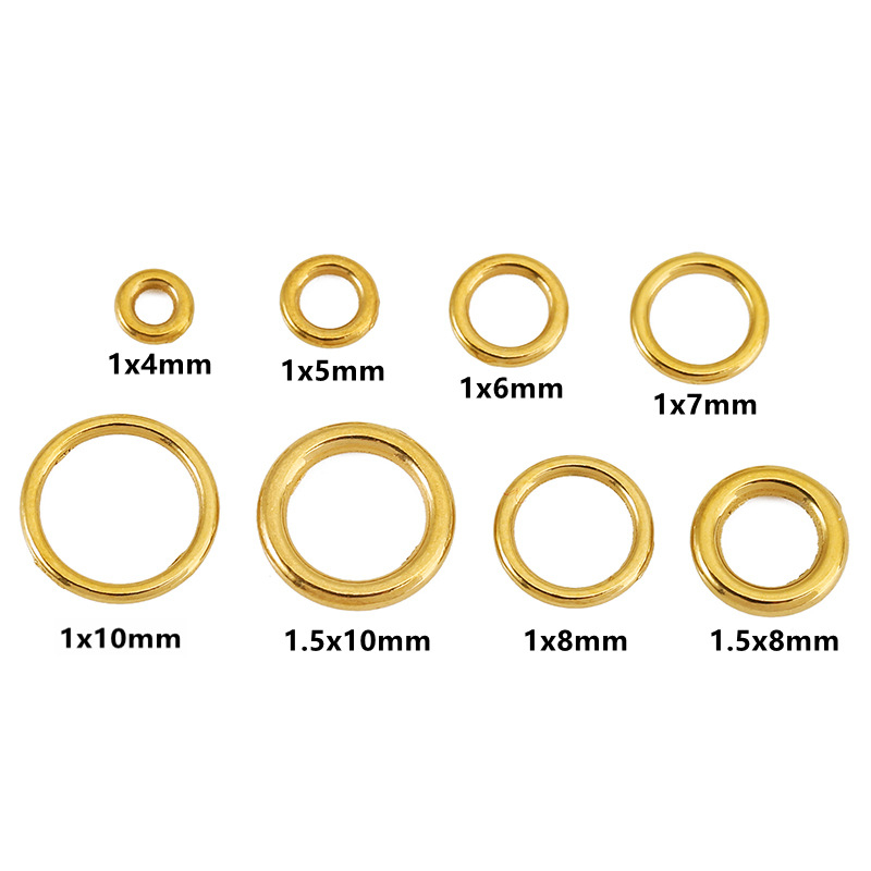 Smooth closed ring-gold