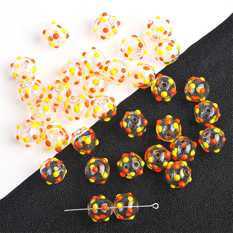 14mm dot style orange dot 1 piece