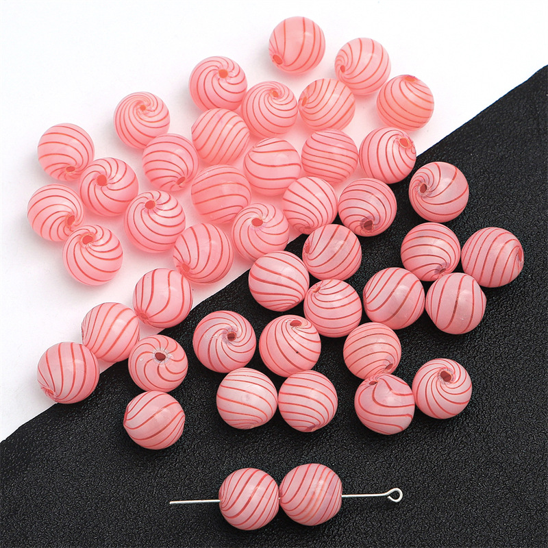 14mm striped pink color 1 piece