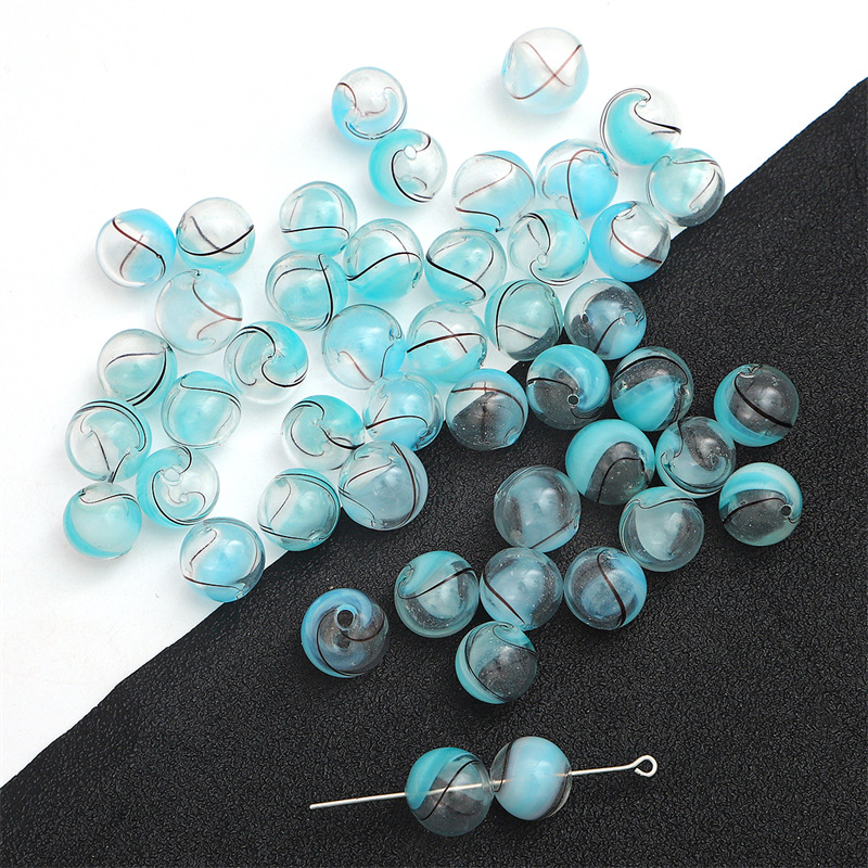 14mm striped light blue 1 piece