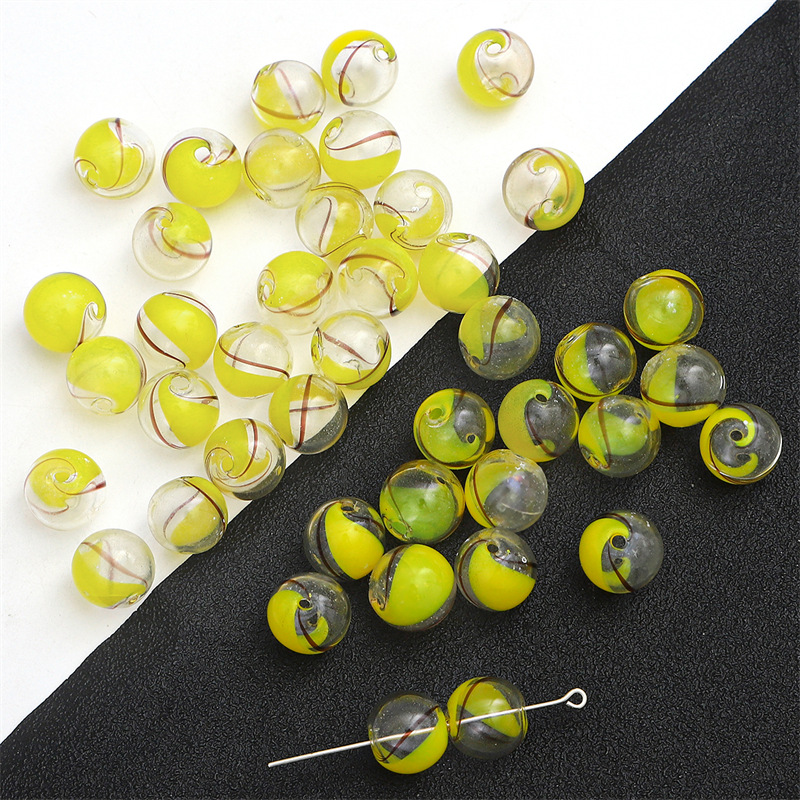 14mm striped yellow 1 piece