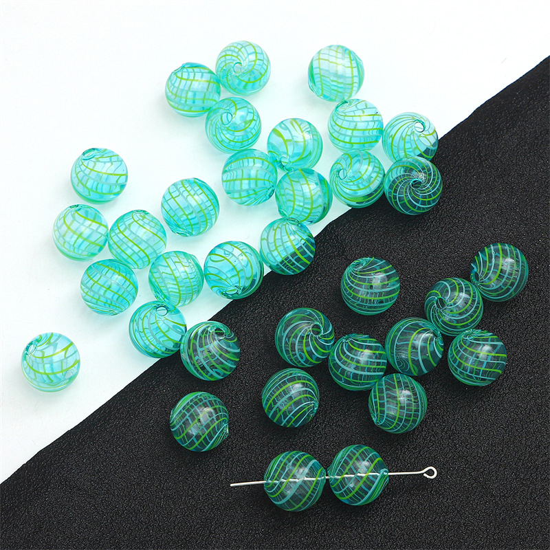 14mm green background yellow and white 1 piece