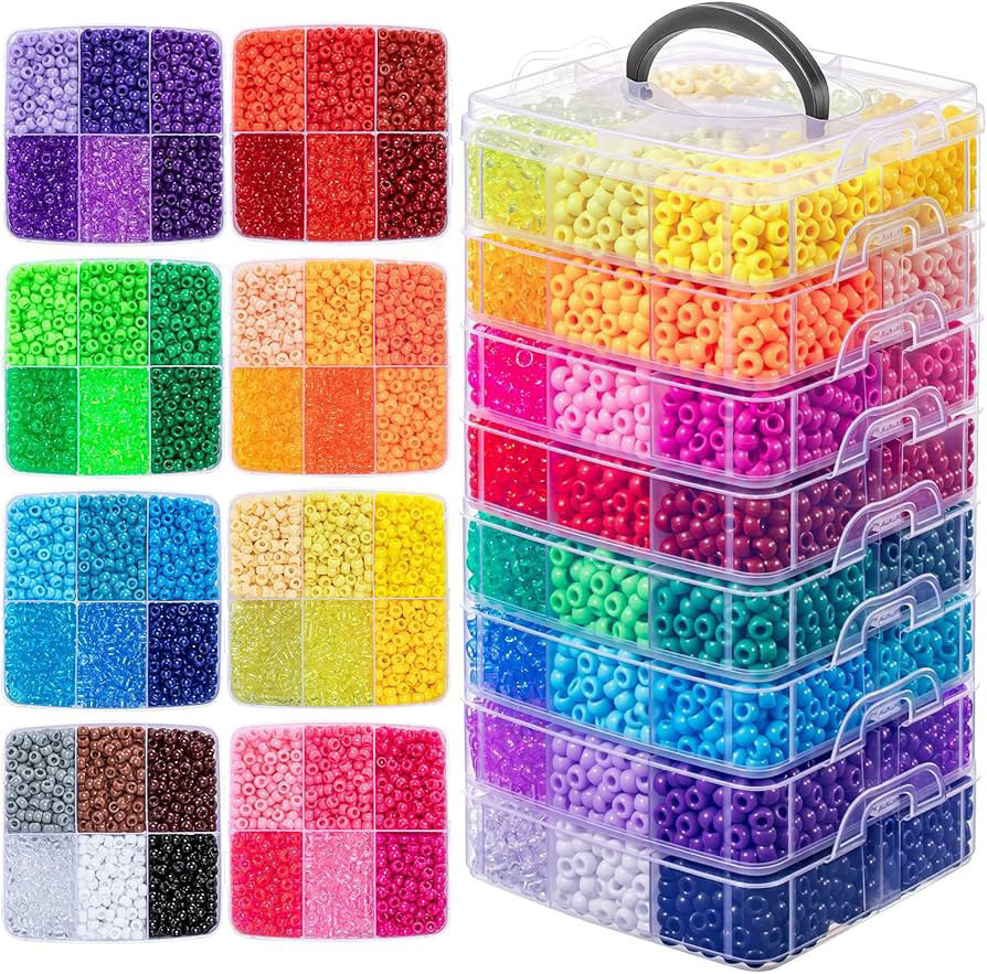 Eight-layer bucket bead box