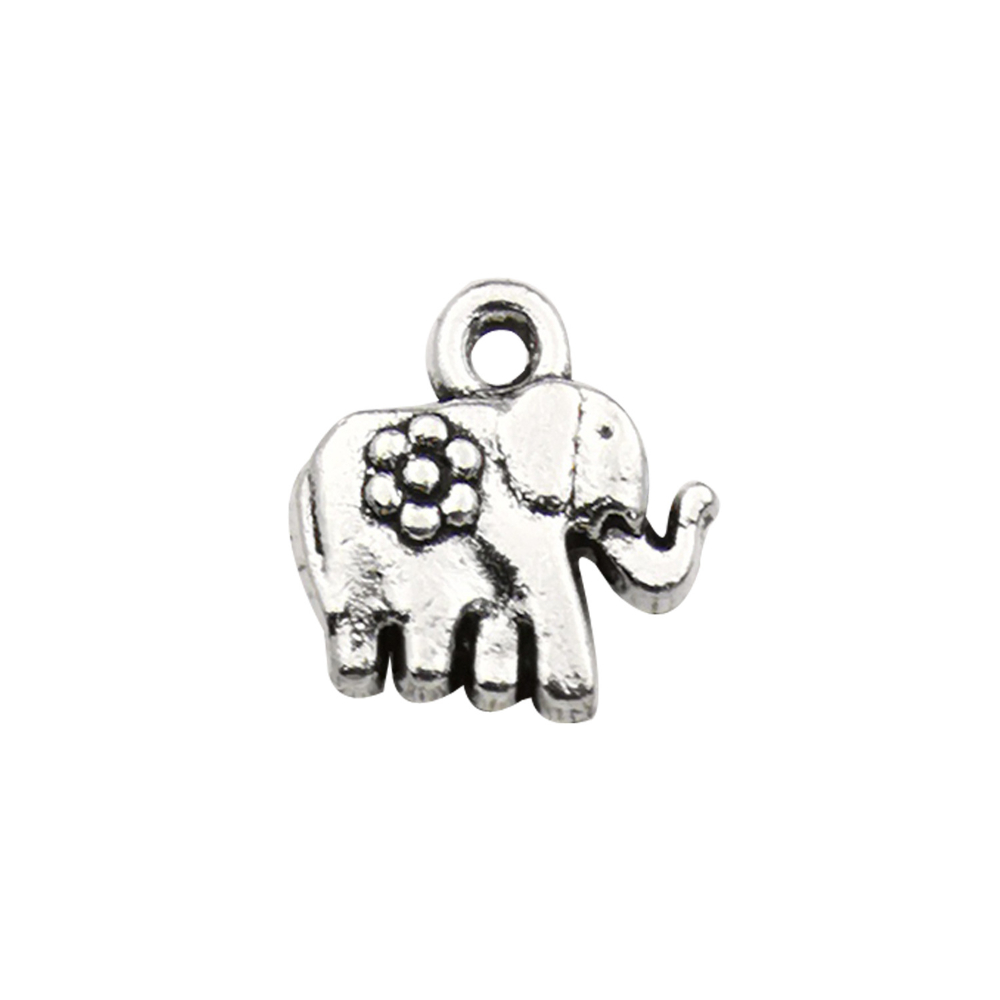 1 baby elephant 12x12.3mm-1.3g-10365