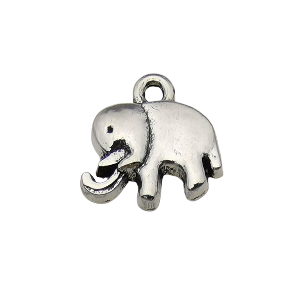 1 baby elephant 14x14.5mm-1.1g-11266