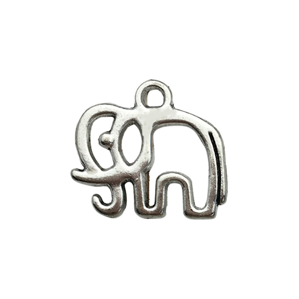 1 hollow elephant 16x14mm-0.9g-15487