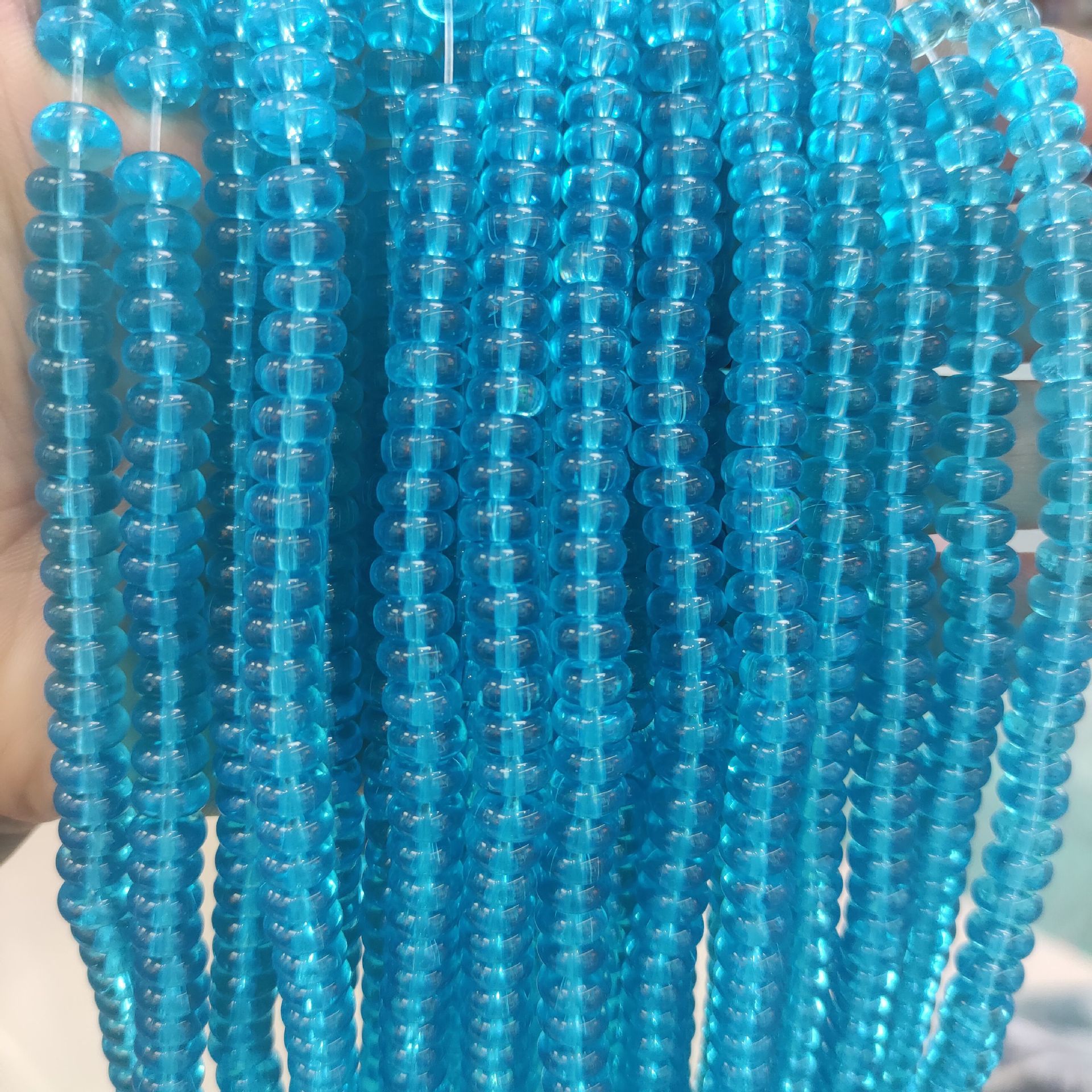 Transparent light blue