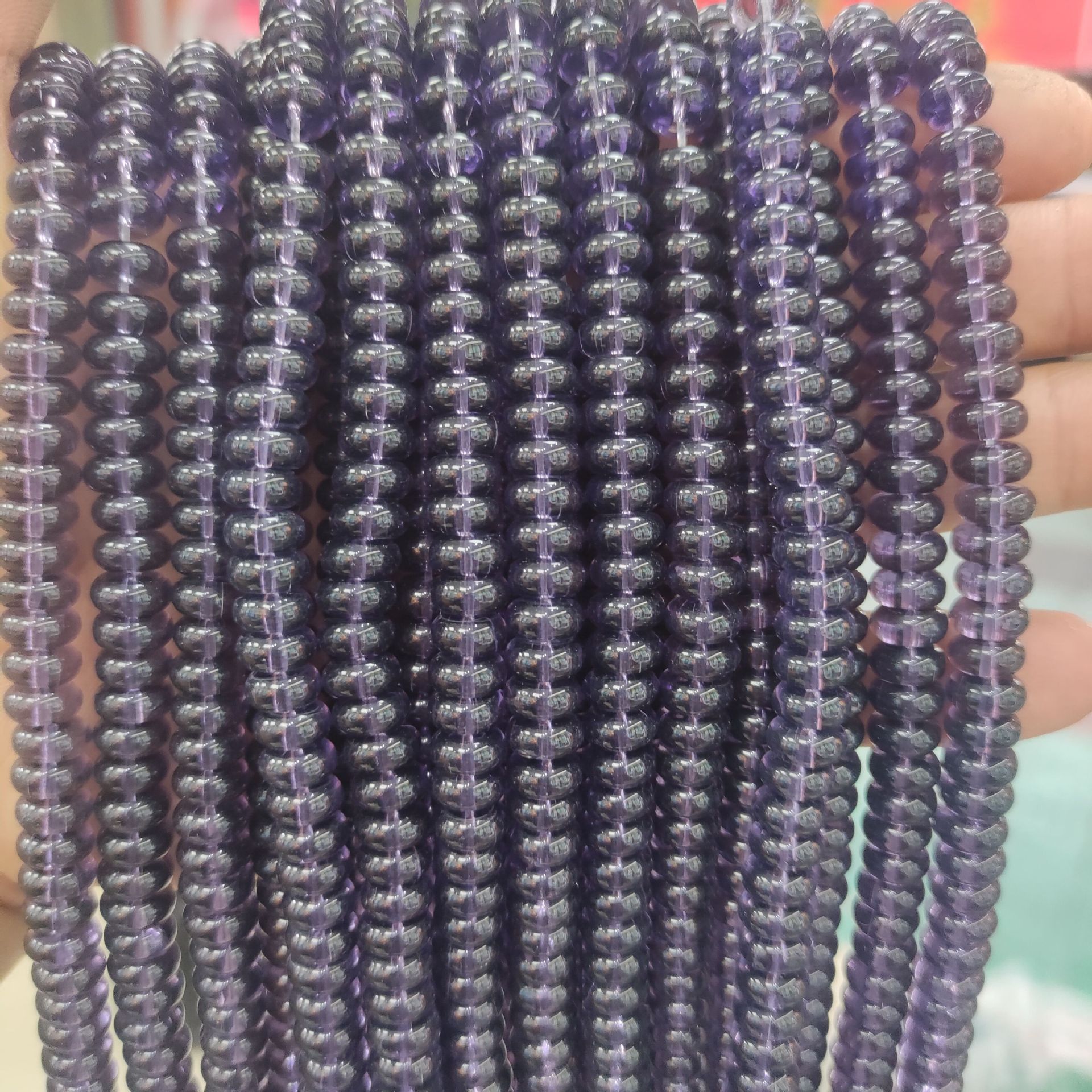 Transparent purple