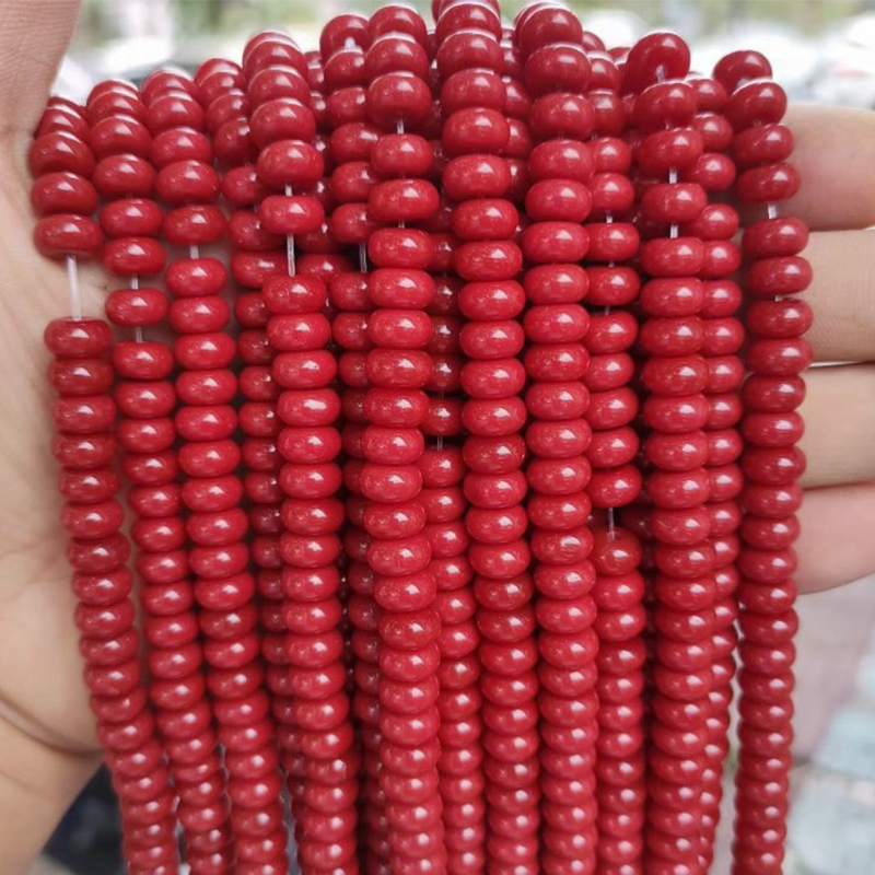 Deep porcelain red