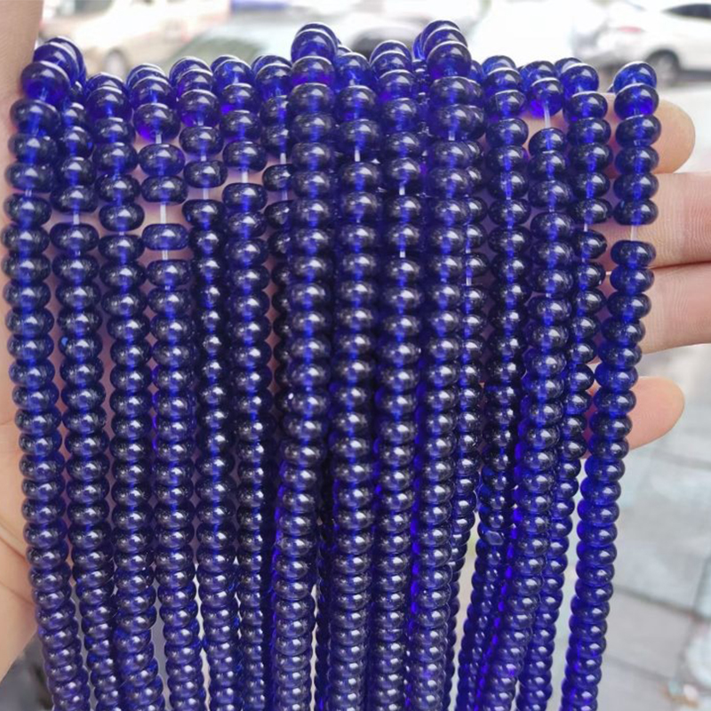 Transparent dark blue