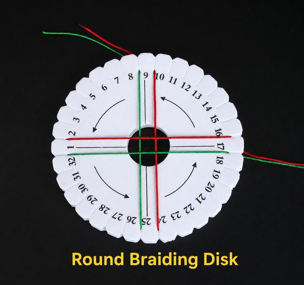 Round rope braider