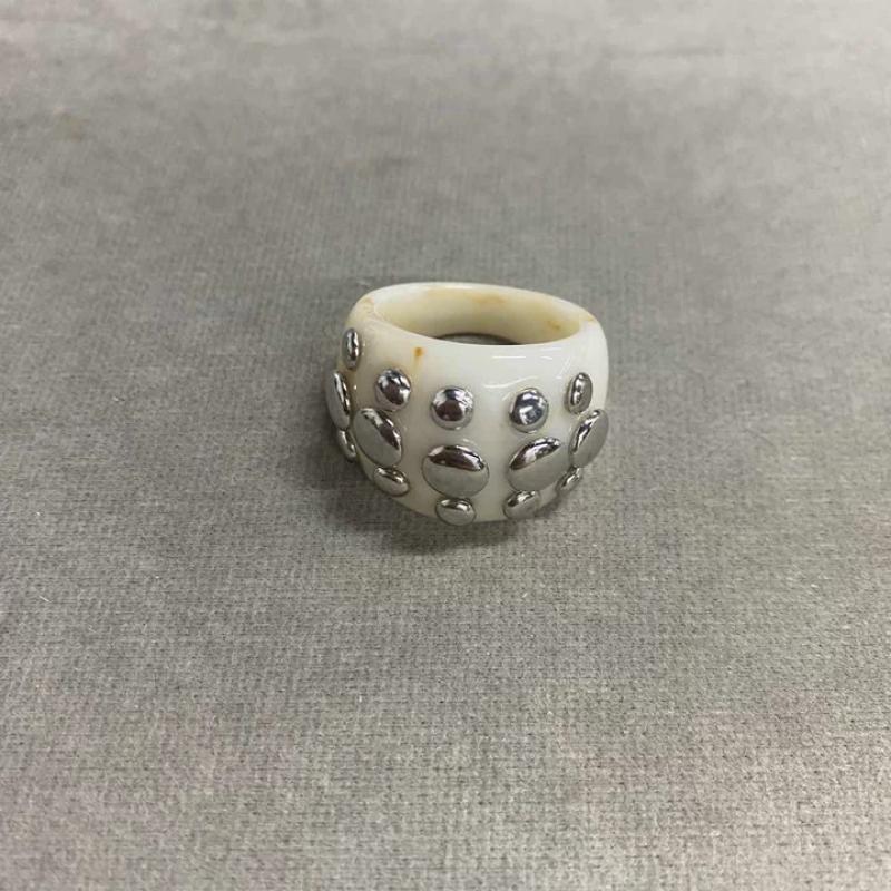 Ring-ivory-iron style