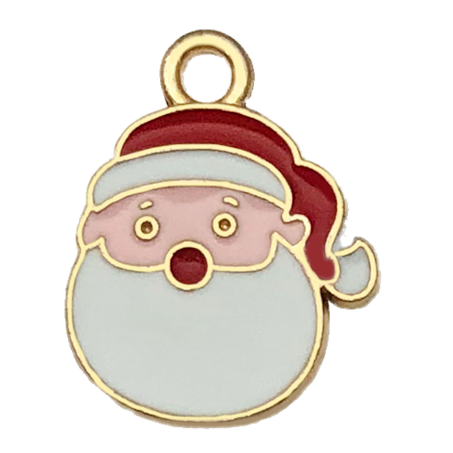 1 christmas santa claus 19x15mm-1.1g-21047
