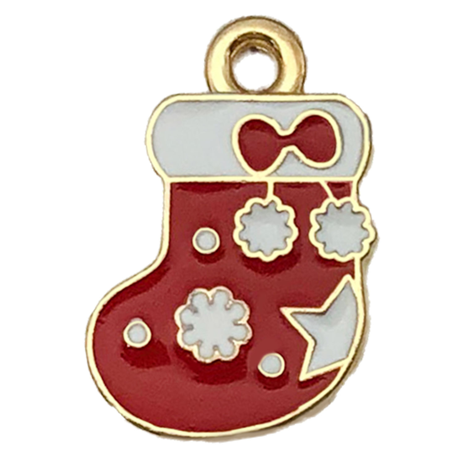 1 christmas stocking 19x13mm-1g-21048